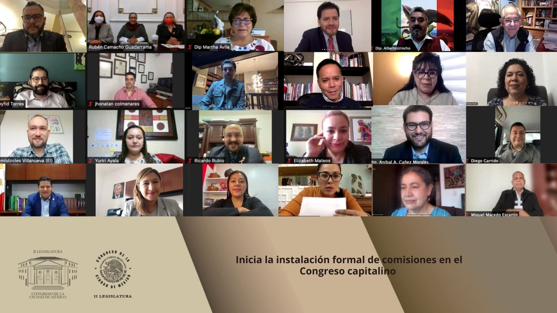 Inicia la instalación formal  de comisiones en el Congreso capitalino  