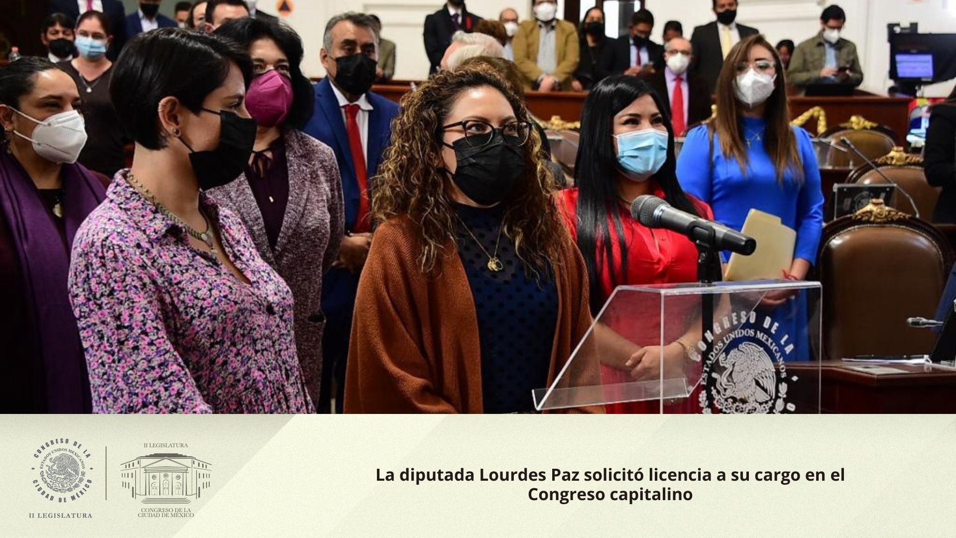 La diputada Lourdes Paz solicitó licencia a su cargo en el Congreso capitalino  
