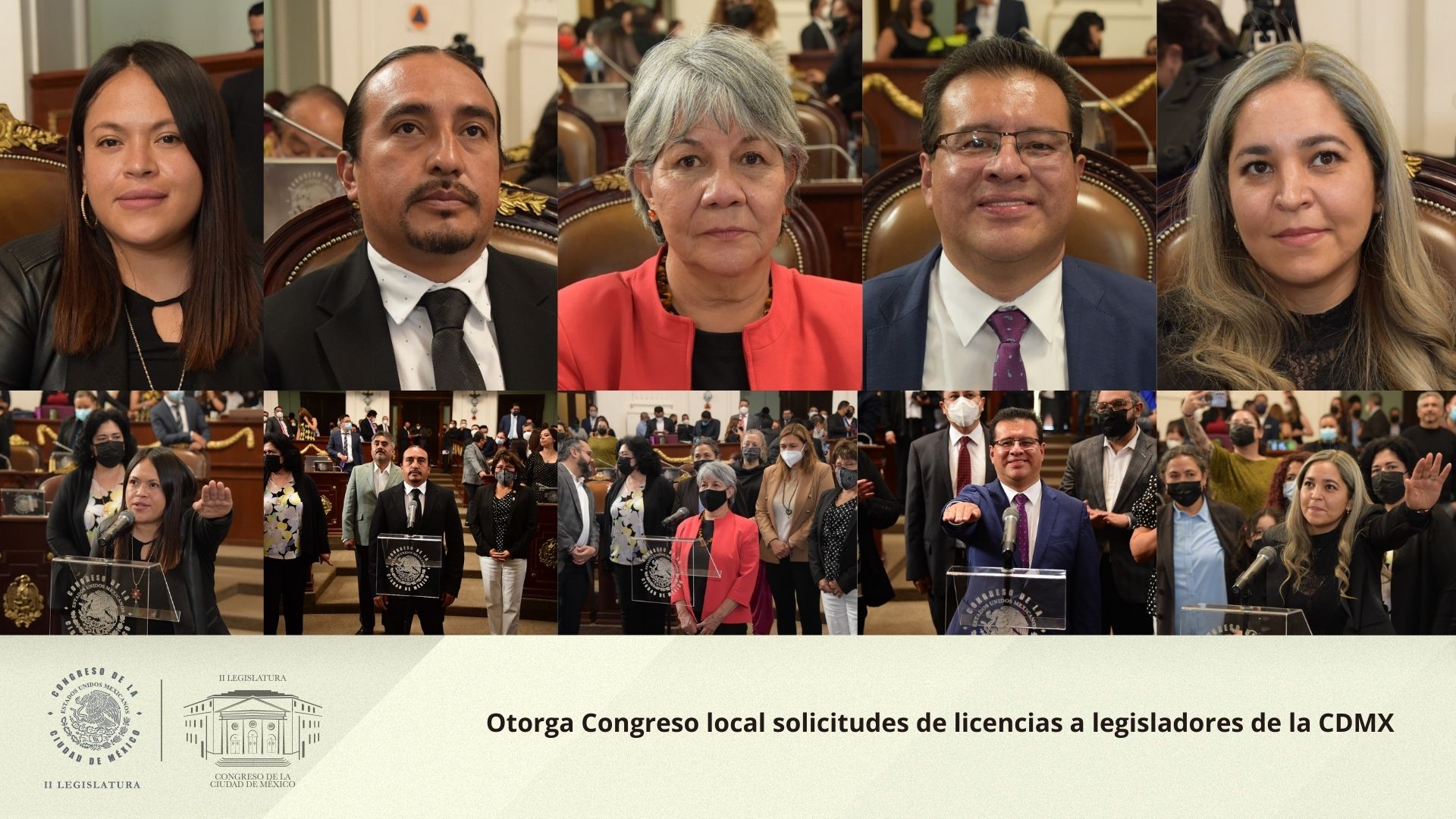 Otorga Congreso local solicitudes de licencias a legisladores de la CDMX